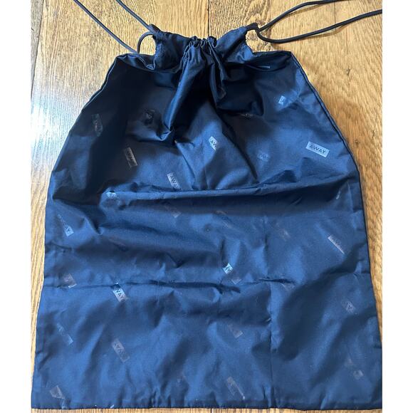 Away Drawstring Dust Bag Blue Logo Print Travel Storage Nylon 22x16 Drawstring - Picture 4 of 4